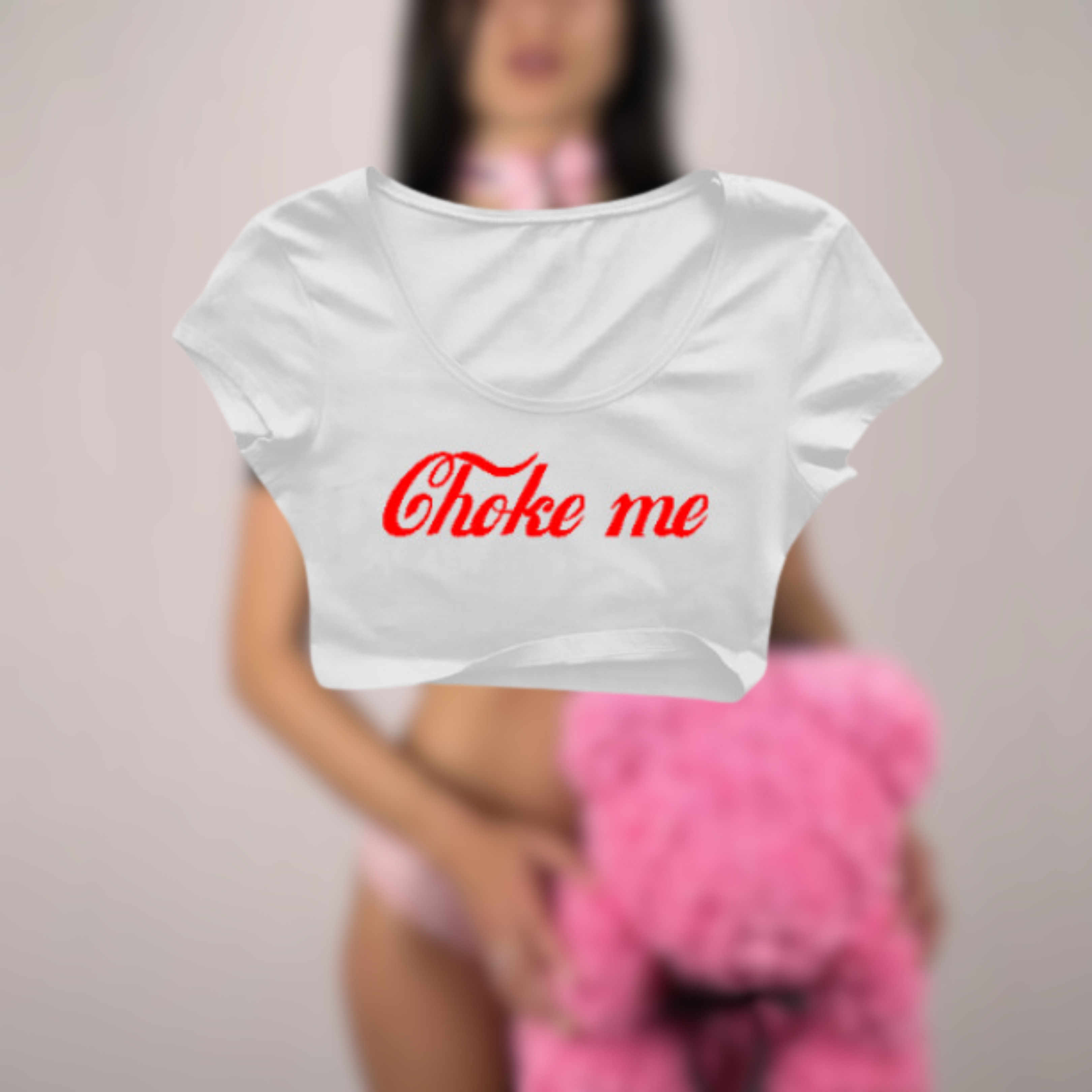 CHOKE ME CROP TOP