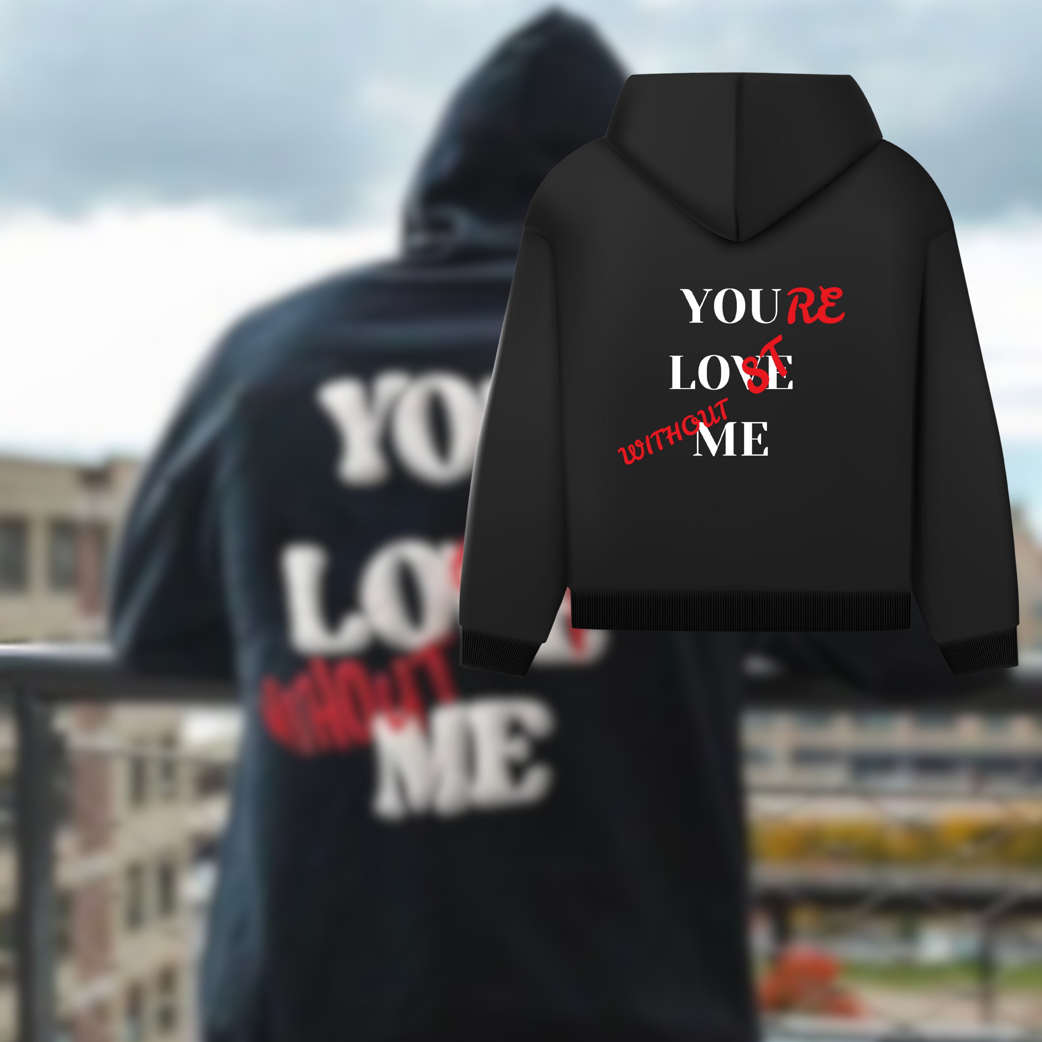 YOU LOVE ME OVERSIZED HOODIE